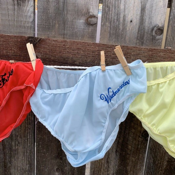 Vintage 1960's Panties Day of the Week Deadstock - Picture 7 of 10